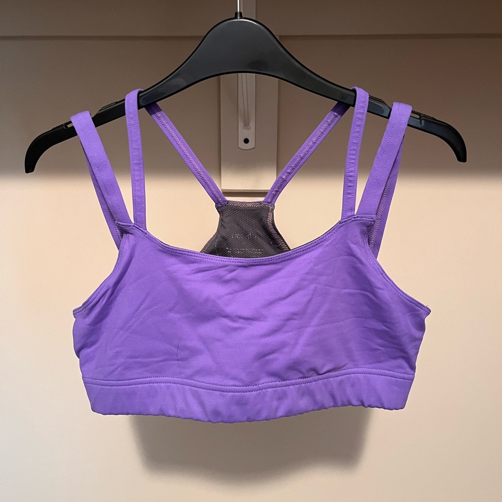 Oiselle Purple Verrazano Sports Bra